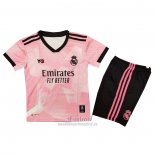 Camiseta Real Madrid Portero Nino 2021-2022 Rosa