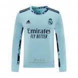 Camiseta Real Madrid Portero Primera Manga Larga 2020-2021