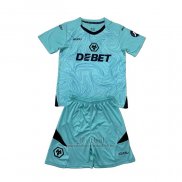 Camiseta Wolves Portero Primera Nino 2024-2025