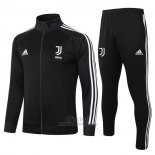 Chandal de Chaqueta del Juventus 2020-2021 Negro y Blanco