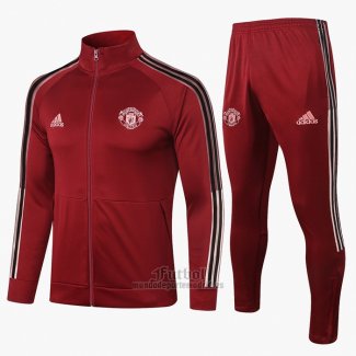 Chandal de Chaqueta del Manchester United 2020-2021 Rojo