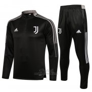 Chandal de Sudadera del Juventus 2021-2022 Negro