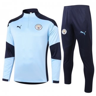 Chandal de Sudadera del Manchester City 2020-2021 Azul