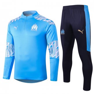 Chandal de Sudadera del Olympique Marsella 2020-2021 Azul