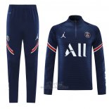 Chandal de Sudadera del Paris Saint-Germain 2021-2022 Azul