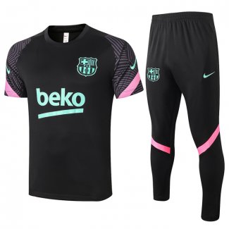 Chandal del Barcelona Manga Corta 2020-2021 Negro