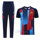 Chandal del Barcelona Manga Corta 2021-2022 Azul