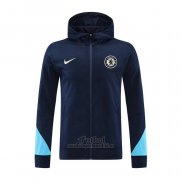 Chaqueta con Capucha del Chelsea 2024-2025 Azul