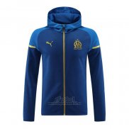 Chaqueta con Capucha del Olympique Marsella 2023-2024 Azul