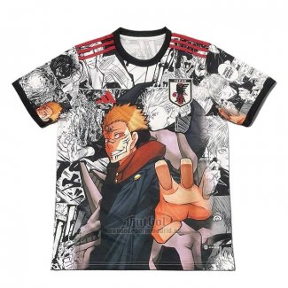 Camiseta Japon Anime 2025-2026 Blanco Negro Tailandia